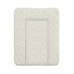   Ceba Baby Basic Spots Puha Pelenkázó Alátét 50x70cm - Kényelmes, Puha és Könnyen Tisztítható Pelenkázófelület Babáknak