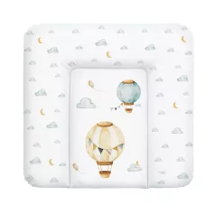   Ceba Baby Basic Balloons Puha Pelenkázó Alátét 75x72cm - Nagyméretű, Kényelmes és Könnyen Tisztítható Pelenkázófelület Babáknak