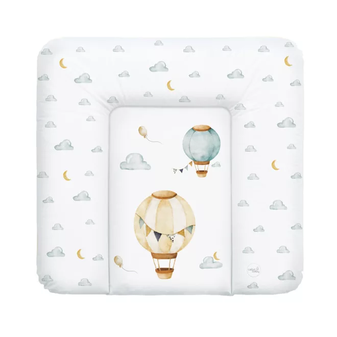 Ceba Baby Basic Balloons Puha Pelenkázó Alátét 75x72cm - Nagyméretű, Kényelmes és Könnyen Tisztítható Pelenkázófelület Babáknak