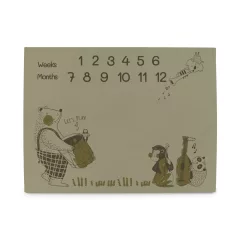   Ceba Baby Basic Band Mérföldkő Fotózós Alátét 92x72cm - Emlékezetes Babafotókhoz és Hónapról Hónapra