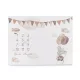 Ceba Baby Basic Mouse Mérföldkő Fotó Alátét 92x72cm - Puha Baba Fotóháttér a Hónapról-Hónapra Fejlődés Megörökítéséhez