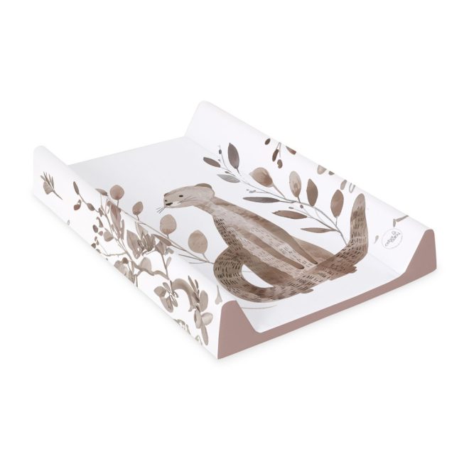 Ceba Baby Basic Clever Otter Kétoldalas Pelenkázó Alátét Kemény Deszkával 50x70cm - Stabil, Könnyen Tisztítható és Kényelmes Pelenkázófelület Babáknak