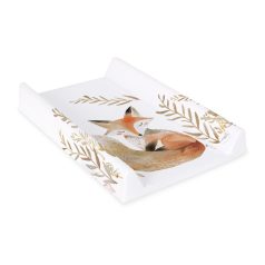   Ceba Baby Alap Vörös Róka Kétoldalas Pelenkázó Alátét Kemény Deszkával 50x70cm - Stabil, Tartós és Könnyen Tisztítható Pelenkázófelület Babáknak