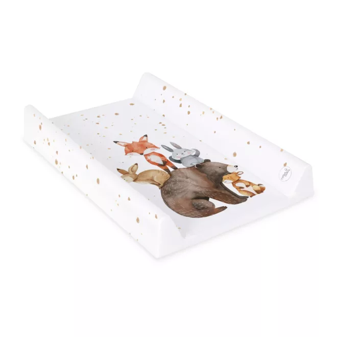 Ceba Baby Ultra Light Forest Friends Kétoldalas Pelenkázó Alátét Merev Deszkával 50x70cm - Stabil, Könnyen Tisztítható és Kényelmes Pelenkázófelület Babáknak