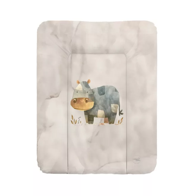 Ceba Baby Basic Cosy Hippo Puha Pelenkázó Alátét 50x70cm - Kényelmes, Puha és Könnyen Tisztítható Pelenkázófelület Babáknak