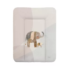   Ceba Baby Basic Elephant Family Puha Pelenkázó Alátét 50x70cm - Kényelmes, Puha és Könnyen Tisztítható Pelenkázófelület Babáknak