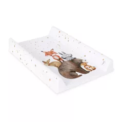   Ceba Baby Basic Forest Friends Kétoldalas Puha Pelenkázó Alátét 50x70cm - Kényelmes, Biztonságos és Könnyen Tisztítható Pelenkázófelület Babáknak