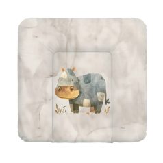   Ceba Baby Basic Cosy Hippo Puha Pelenkázó Alátét 75x72cm - Nagyméretű, Kényelmes és Könnyen Tisztítható Pelenkázófelület Babáknak