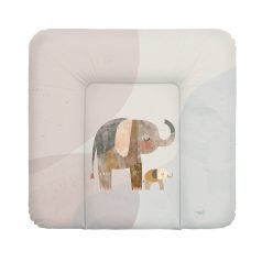   Ceba Baby Basic Elephant Family Puha Pelenkázó Alátét 75x72cm - Nagyméretű, Kényelmes és Könnyen Tisztítható Pelenkázófelület Babáknak
