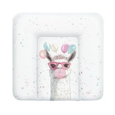   Ceba Baby Basic Crazy Lama Puha Pelenkázó Alátét 75x72cm - Nagyméretű, Kényelmes és Könnyen Tisztítható Pelenkázófelület Babáknak
