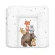 Ceba Baby Basic Forest Friends Puha Pelenkázó Alátét 75x72cm - Nagyméretű, Kényelmes és Könnyen Tisztítható Pelenkázófelület Babáknak