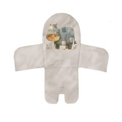   Ceba Baby Basic Etetőszék Betét 38x28cm Cosy Hippo - Puha, Kényelmes és Könnyen Tisztítható Ülésbetét Babáknak
