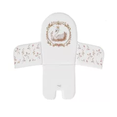   Ceba Baby Basic Etetőszék Betét 38x28cm Glamour Style - Puha, Kényelmes és Könnyen Tisztítható Ülésbetét Babáknak