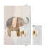 Ceba Baby Basic Elephant Family Utazó Pelenkázó Alátét 60x40cm - Kényelmes Használathoz Utazáskor és Sétánál