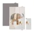 Ceba Baby Basic Elephant Family Utazó Pelenkázó Alátét 60x40cm - Kényelmes Használathoz Utazáskor és Sétánál