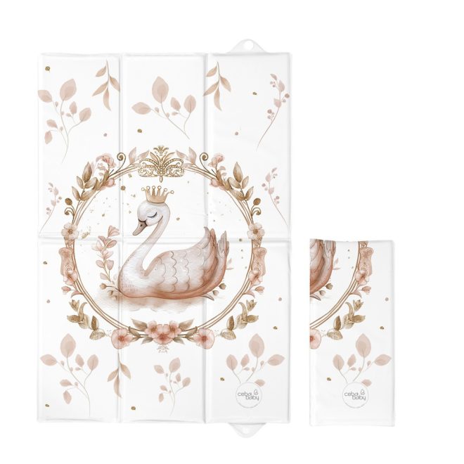 CEBA BABY Pelenkázó Alátét Utazáshoz Basic Glamour Style Mintával 40x60cm - Összecsukható, Ftalátmentes és Könnyen Tisztítható