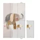 Ceba Baby Basic Elephant Family Utazó Pelenkázó Alátét 80x50cm - Összehajtható, Puha és Könnyen Tisztítható Pelenkázófelület Útközben