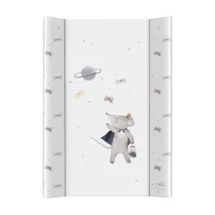   Ceba Baby Ultra Light Cosmic Mouse Kétoldalas Pelenkázó Alátét Merev Deszkával 50x70cm - Stabil, Könnyű és Könnyen Tisztítható Pelenkázófelület Babáknak