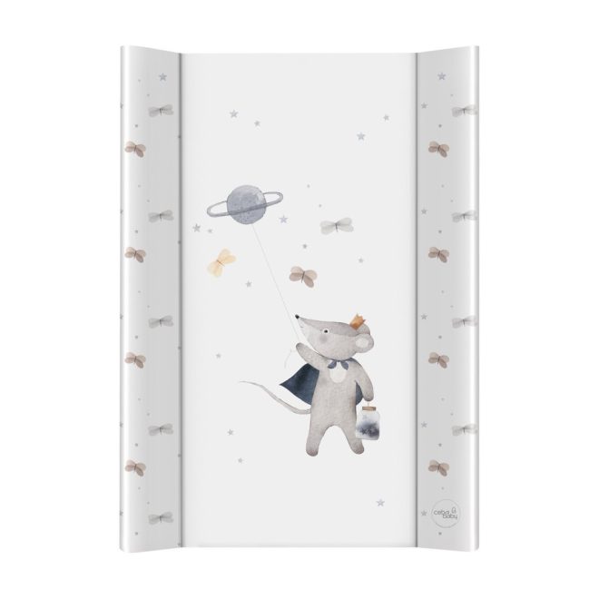Ceba Baby Ultra Light Cosmic Mouse Kétoldalas Pelenkázó Alátét Merev Deszkával 50x70cm - Stabil, Könnyű és Könnyen Tisztítható Pelenkázófelület Babáknak