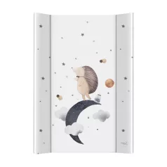   Ceba Baby Ultra Light Hedgehog the Dreamer Kétoldalas Pelenkázó Alátét Merev Deszkával 50x70cm - Stabil, Könnyű és Könnyen Tisztítható Pelenkázófelület Babáknak