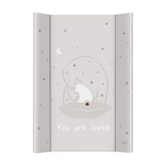   Ceba Baby Basic Polar Bears Kétoldalas Pelenkázó Alátét Kemény Deszkával 50x70cm - Stabil, Biztonságos és Könnyen Tisztítható Pelenkázófelület Babáknak