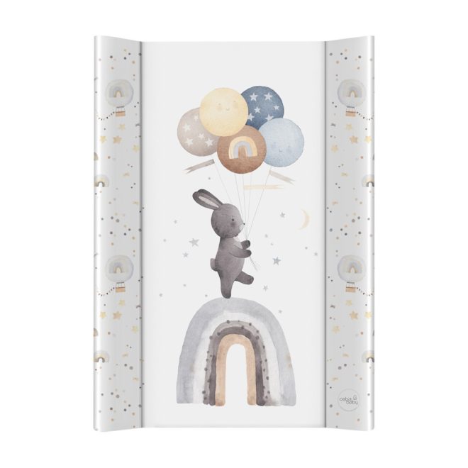 Ceba Baby Basic Rainbow Walk Kétoldalas Pelenkázó Alátét Merev Deszkával 50x70cm - Stabil, Biztonságos és Könnyen Tisztítható Pelenkázófelület Babáknak