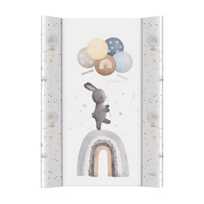Ceba Baby Basic Rainbow Walk Kétoldalas Pelenkázó Alátét Merev Deszkával 50x70cm - Stabil, Biztonságos és Könnyen Tisztítható Pelenkázófelület Babáknak