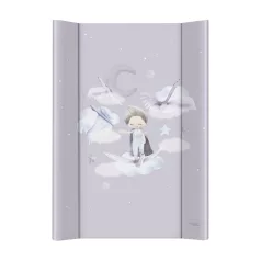   Ceba Baby Basic Wild Swans Kétoldalas Pelenkázó Alátét Kemény Deszkával 50x70cm - Stabil, Tartós és Könnyen Tisztítható Pelenkázófelület Babáknak