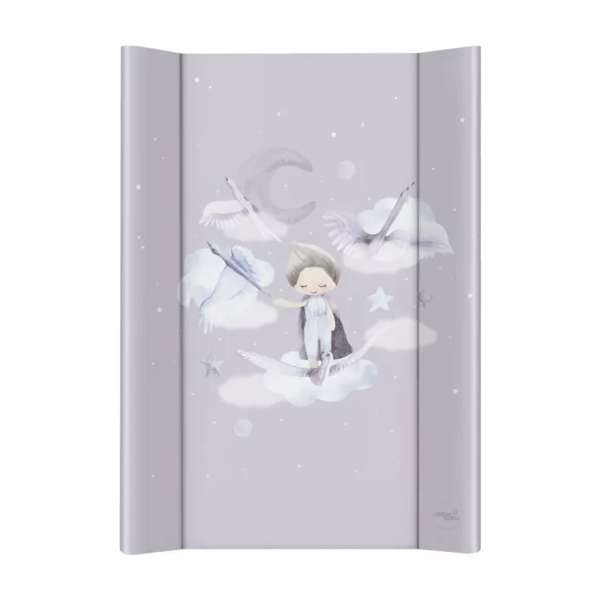 Ceba Baby Basic Wild Swans Kétoldalas Pelenkázó Alátét Kemény Deszkával 50x70cm - Stabil, Tartós és Könnyen Tisztítható Pelenkázófelület Babáknak