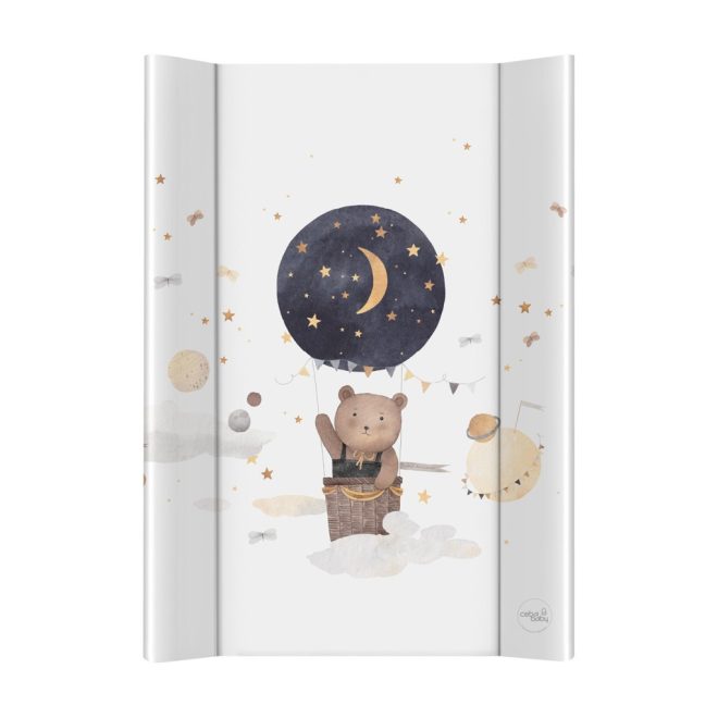 Ceba Baby Basic Cosmic Bear Kétoldalas Puha Pelenkázó Alátét 50x70cm - Kényelmes, Puha és Könnyen Tisztítható Pelenkázófelület Babáknak
