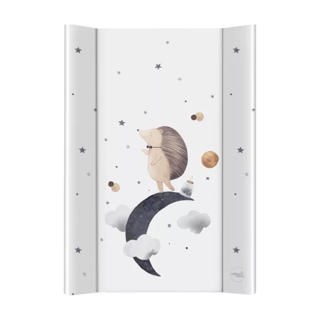 Ceba Baby Basic Hedgehog the Dreamer Kétoldalas Puha Pelenkázó Alátét 50x70cm - Kényelmes, Biztonságos és Könnyen Tisztítható Pelenkázófelület Babáknak