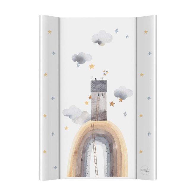 Ceba Baby Basic Rainbow Home Kétoldalas Puha Pelenkázó Alátét 50x70cm - Kényelmes, Puha és Könnyen Tisztítható Pelenkázófelület Babáknak