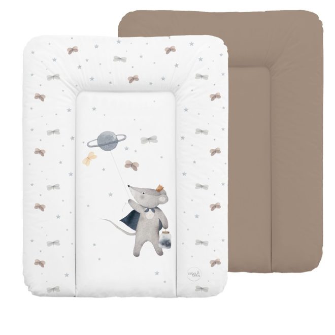 Ceba Baby Basic Cosmic Mouse Puha Pelenkázó Alátét 50x70cm - Kényelmes, Puha és Könnyen Tisztítható Pelenkázófelület Babáknak