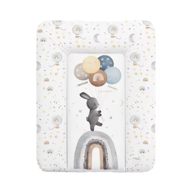 Ceba Baby Basic Rainbow Walk Puha Kis Pelenkázó Alátét 50x70cm - Kényelmes, Puha és Könnyen Tisztítható Pelenkázófelület Babáknak