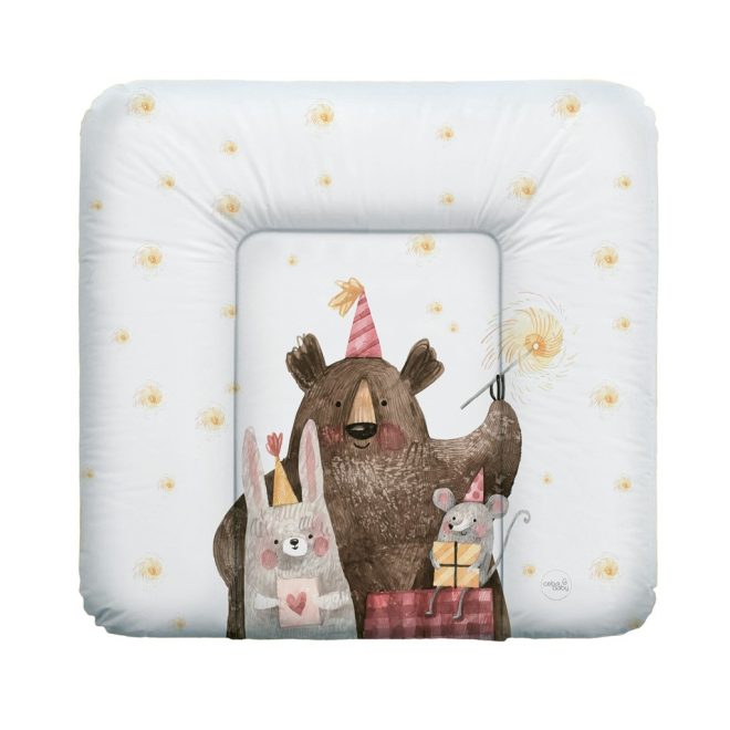 Ceba Baby Basic Celebration Puha Közepes Pelenkázó Alátét 75x72cm - Extra Nagy, Kényelmes és Könnyen Tisztítható Pelenkázófelület Babáknak