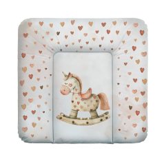   Ceba Baby Basic Rocking Horse Puha Közepes Pelenkázó Alátét 75x72cm - Extra Nagy, Kényelmes és Könnyen Tisztítható Pelenkázófelület Babáknak