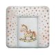 Ceba Baby Basic Rocking Horse Puha Közepes Pelenkázó Alátét 75x72cm - Extra Nagy, Kényelmes és Könnyen Tisztítható Pelenkázófelület Babáknak