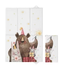   Ceba Baby Basic Celebration Utazó Pelenkázó Alátét 60x40cm - Összehajtható, Puha és Könnyen Tisztítható Pelenkázófelület Útközben