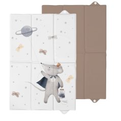   Ceba Baby Basic Cosmic Mouse Utazó Pelenkázó Alátét 60x40cm - Összehajtható, Puha és Könnyen Tisztítható Pelenkázófelület Útközben