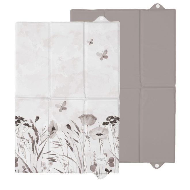 Ceba Baby Basic Nature Harmony Utazó Pelenkázó Alátét 60x40cm - Összehajtható, Puha és Könnyen Tisztítható Pelenkázófelület Útközben