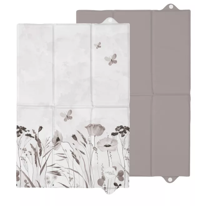 Ceba Baby Basic Nature Harmony Utazó Pelenkázó Alátét 60x40cm - Összehajtható, Puha és Könnyen Tisztítható Pelenkázófelület Útközben