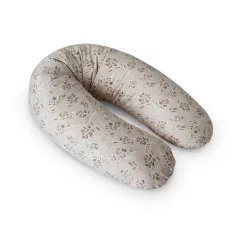   Ceba Baby Szoptatós Párna Cebuška Multi Jersey Virágmező 190cm - Kényelmes Szoptatáshoz és Pihentető Támasztáshoz