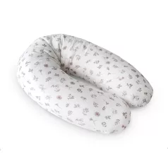   Ceba Baby Szoptatós Párna Cebuška Multi Muszlin Small Twigs 190cm - Kényelmes Szoptatáshoz és Pihentető Támasztáshoz