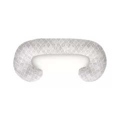   Ceba Baby Szoptatós Párna Cebuška Duo Jersey Barna Levelek 300cm - Kényelmes Szoptatáshoz és Pihentető Támasztáshoz