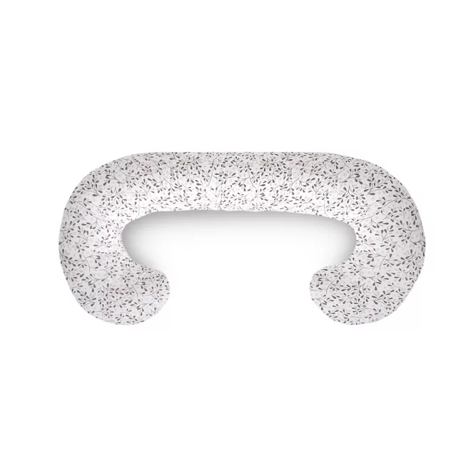 Ceba Baby Szoptatós Párna Cebuška Duo Jersey Tiny Leaves 300cm - Kényelmes Szoptatáshoz és Pihentető Támasztáshoz