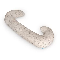   Ceba Baby Szoptatós Párna Cebuška Duo Jersey Virágmező 300cm - Kényelmes Szoptatáshoz és Pihentető Támasztáshoz