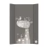 Ceba Baby Basic Friendly Giraffe 2-oldalas Puha Pelenkázó Alátét 50x70cm – OEKO-TEX, Vízálló, Könnyen Tisztítható