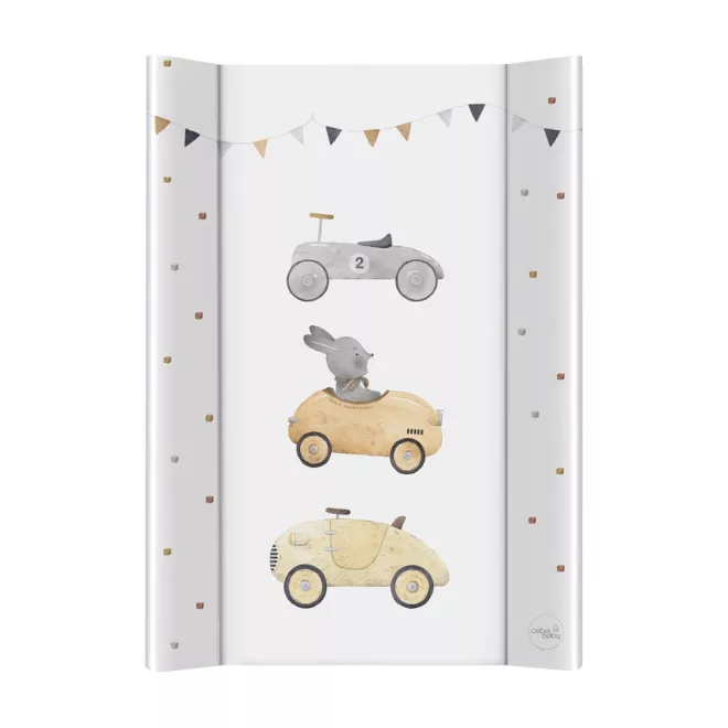 Ceba Baby Basic Bunny Driver 2-oldalas Puha Pelenkázó Alátét 50x70cm – OEKO-TEX, Vízálló, Könnyen Tisztítható