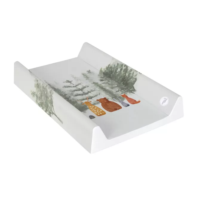 Ceba Baby Basic Forest Companions 2-oldalas Puha Pelenkázó Alátét 50x70cm – OEKO-TEX, Vízálló, Könnyen Tisztítható