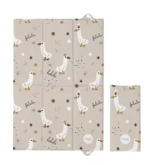 Ceba Baby Basic Crazy Ducks Utazó Pelenkázó Alátét 60x40cm – OEKO-TEX, Vízálló